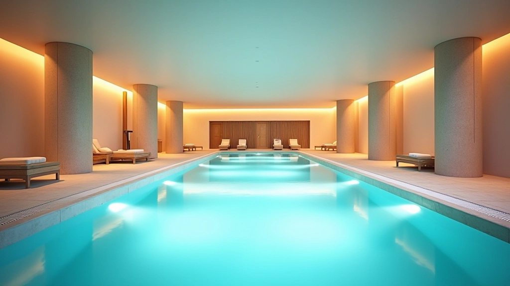 Moderní wellness prostor s minerální vodou a relaxačním prostředím v lázních